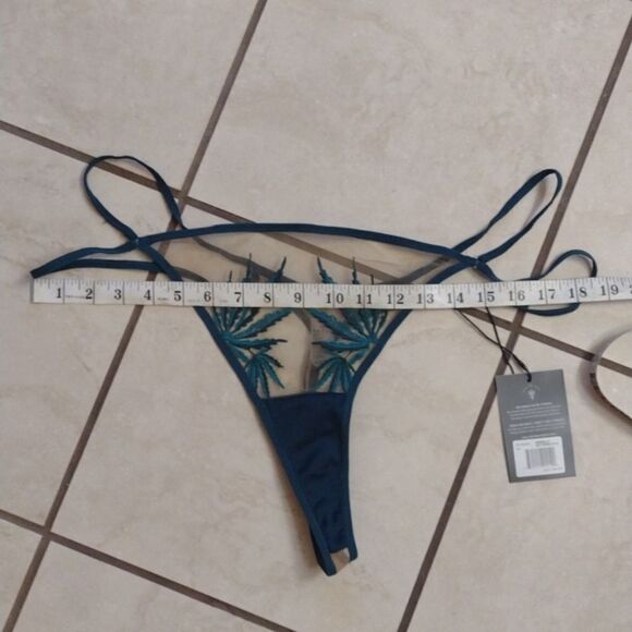 NWT Thistle and Spire Brooklyn Haze Thong Emerald Green Biscotti size 2X - Picture 6 of 12